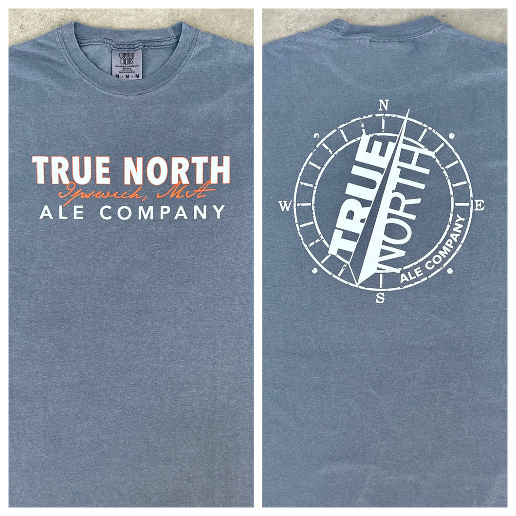 Blue Short Sleeve Banner Tee