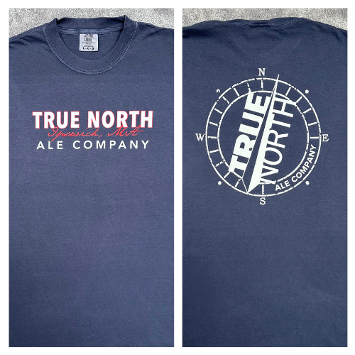 Navy Short Sleeve Banner Tee