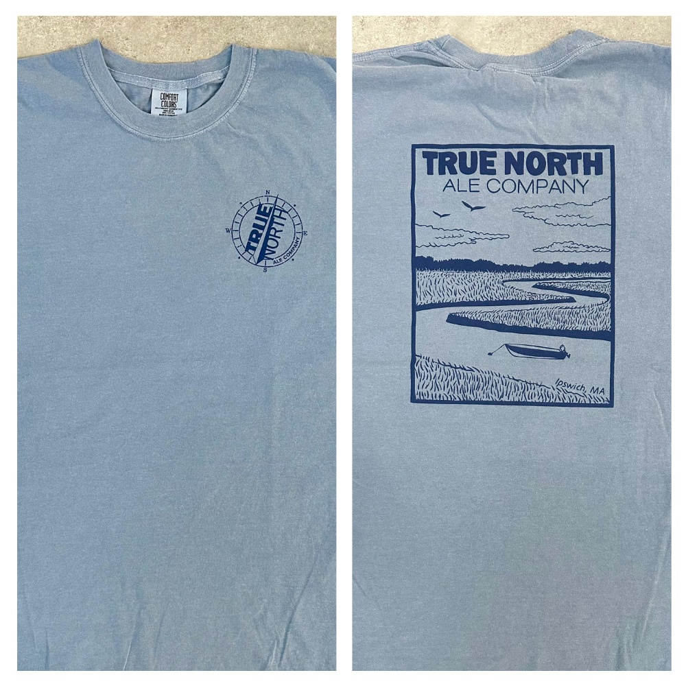 Blue Long Sleeve Marsh Tee