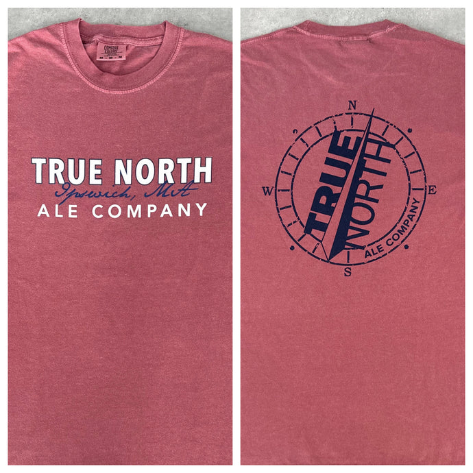 Brick Red Short Sleeve Banner Tee