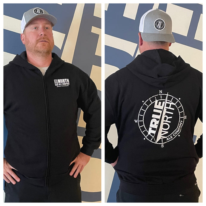 Black Full-Zip Sweatshirt