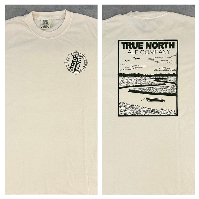 Ivory Long Sleeve Marsh Tee