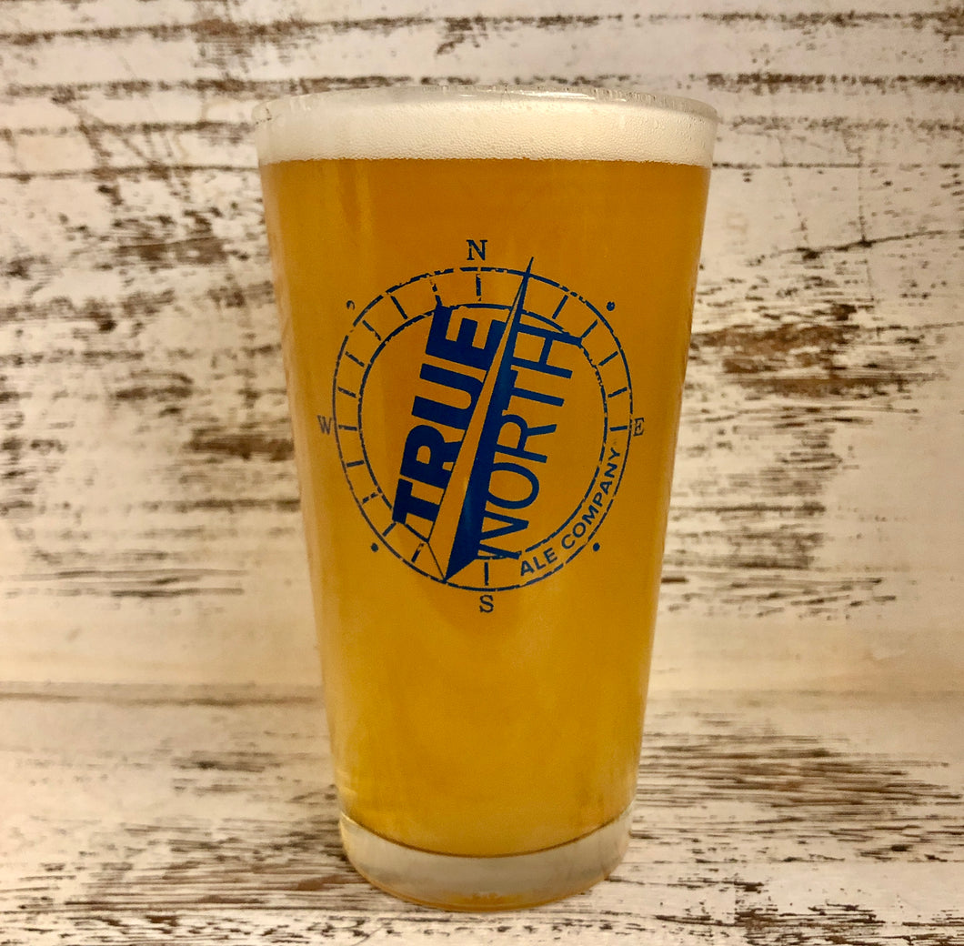 16oz Shaker Pint Logo Glass - available at our Taproom